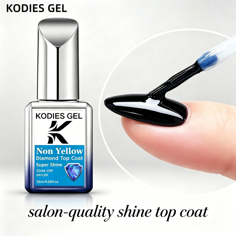 Nail Art Yellow - KODIES GEL Sararmayan Üst Kat Jel
