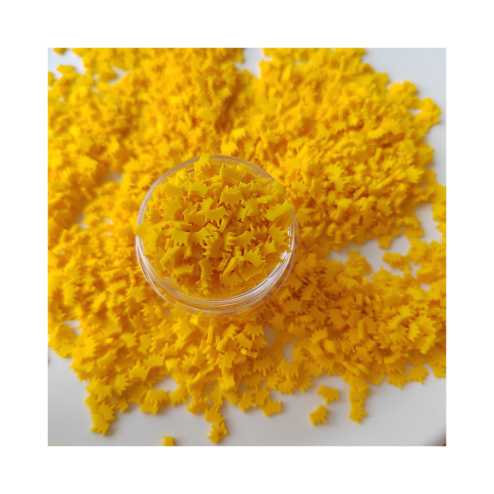 Nail Art Yellow - Sarı taç dilimleri için polimer sıcak