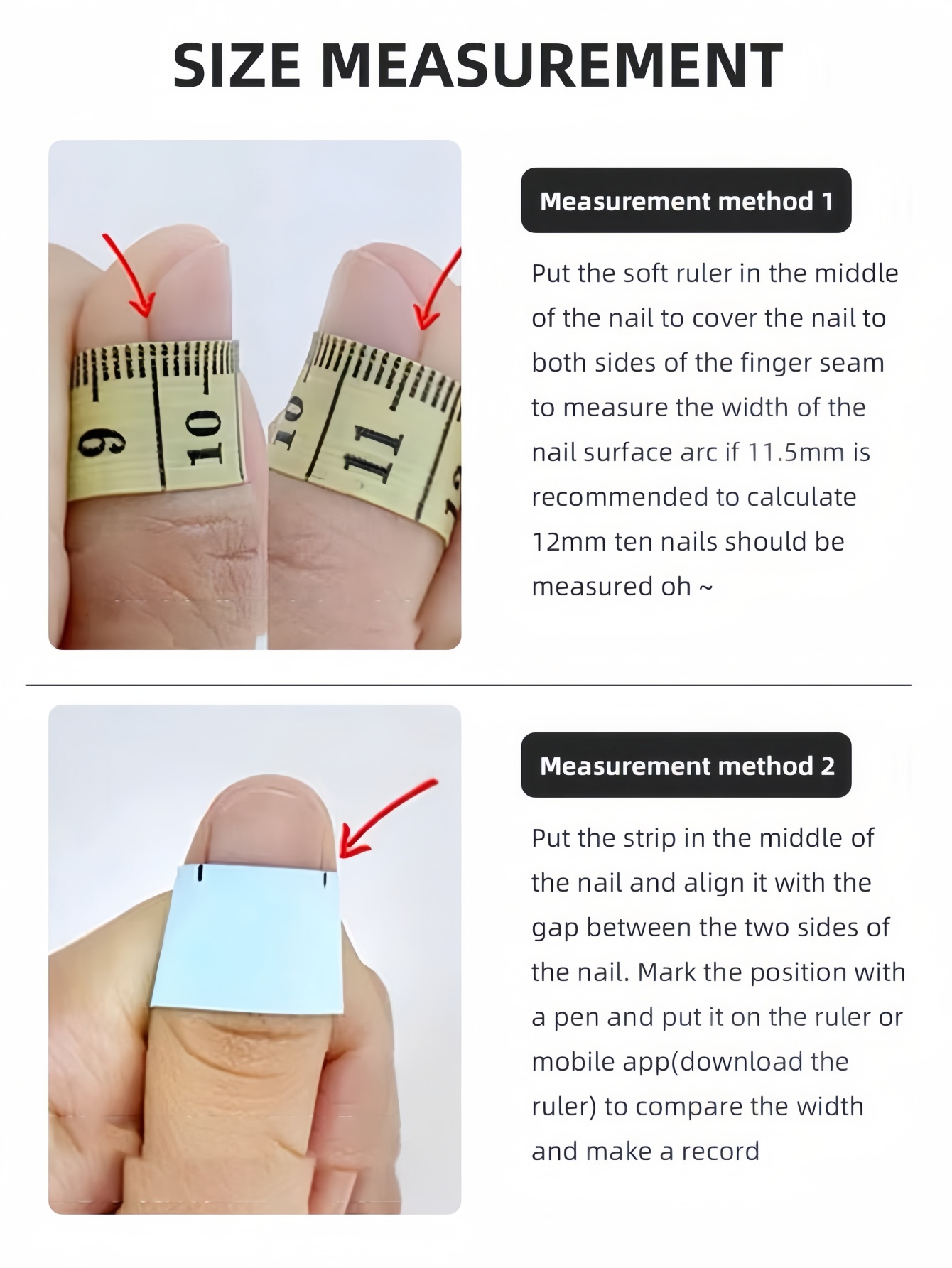 10 Adet Kısa Kare Yuvarlak Tak - Nail Art Flower incelemesi ve fiyatı
