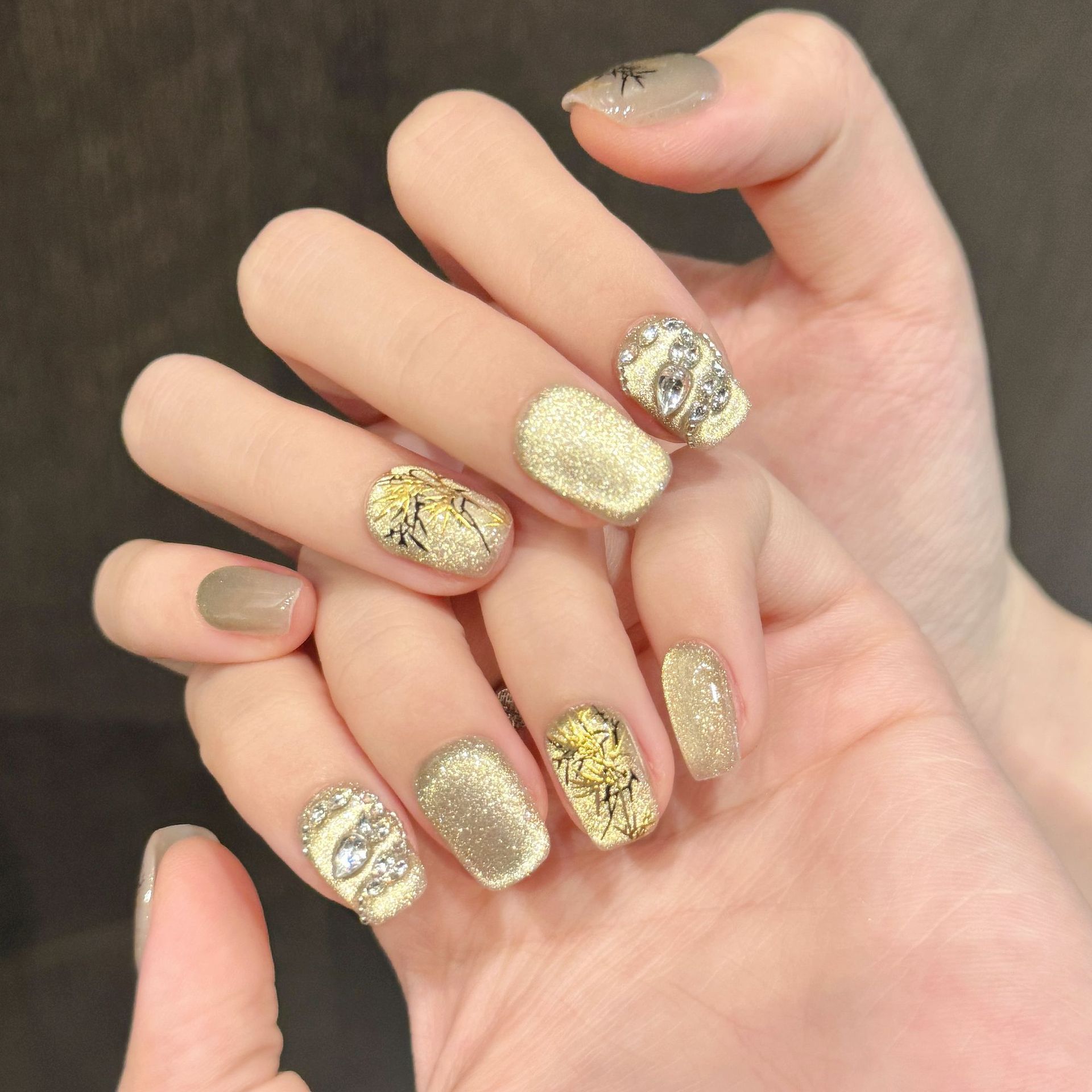 10 adet Yeni Çin Tarzı El Yapı - Nail Art Yellow incelemesi ve fiyatı