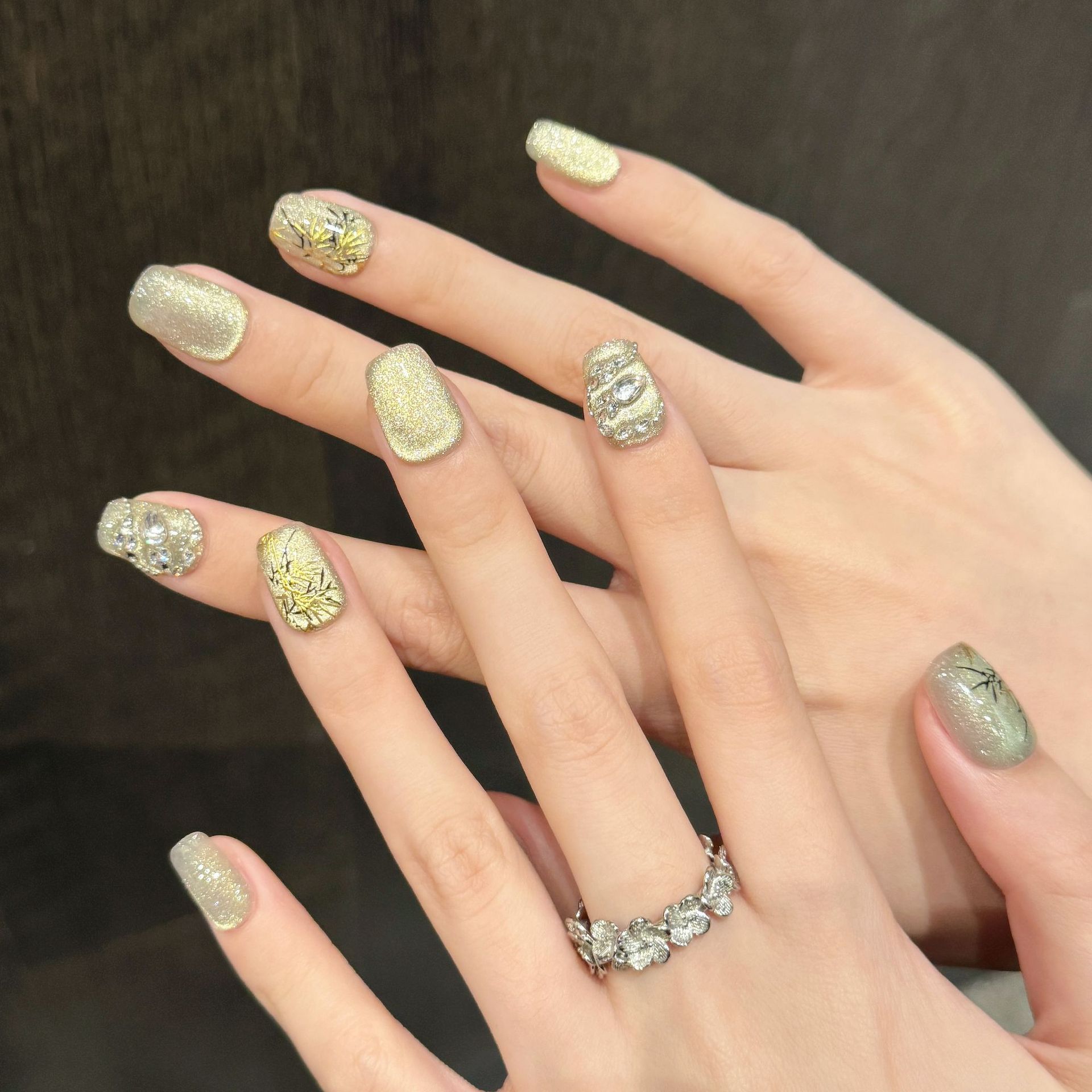 10 adet Yeni Çin Tarzı El Yapı - Nail Art Yellow incelemesi ve fiyatı