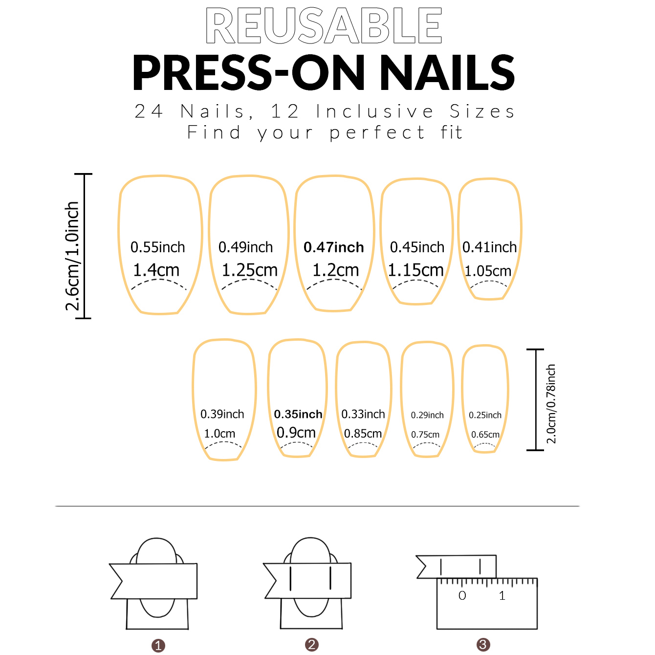 24'lü Parlak Kısa Tabut Şeklin - Nail Art Quotes incelemesi ve fiyatı