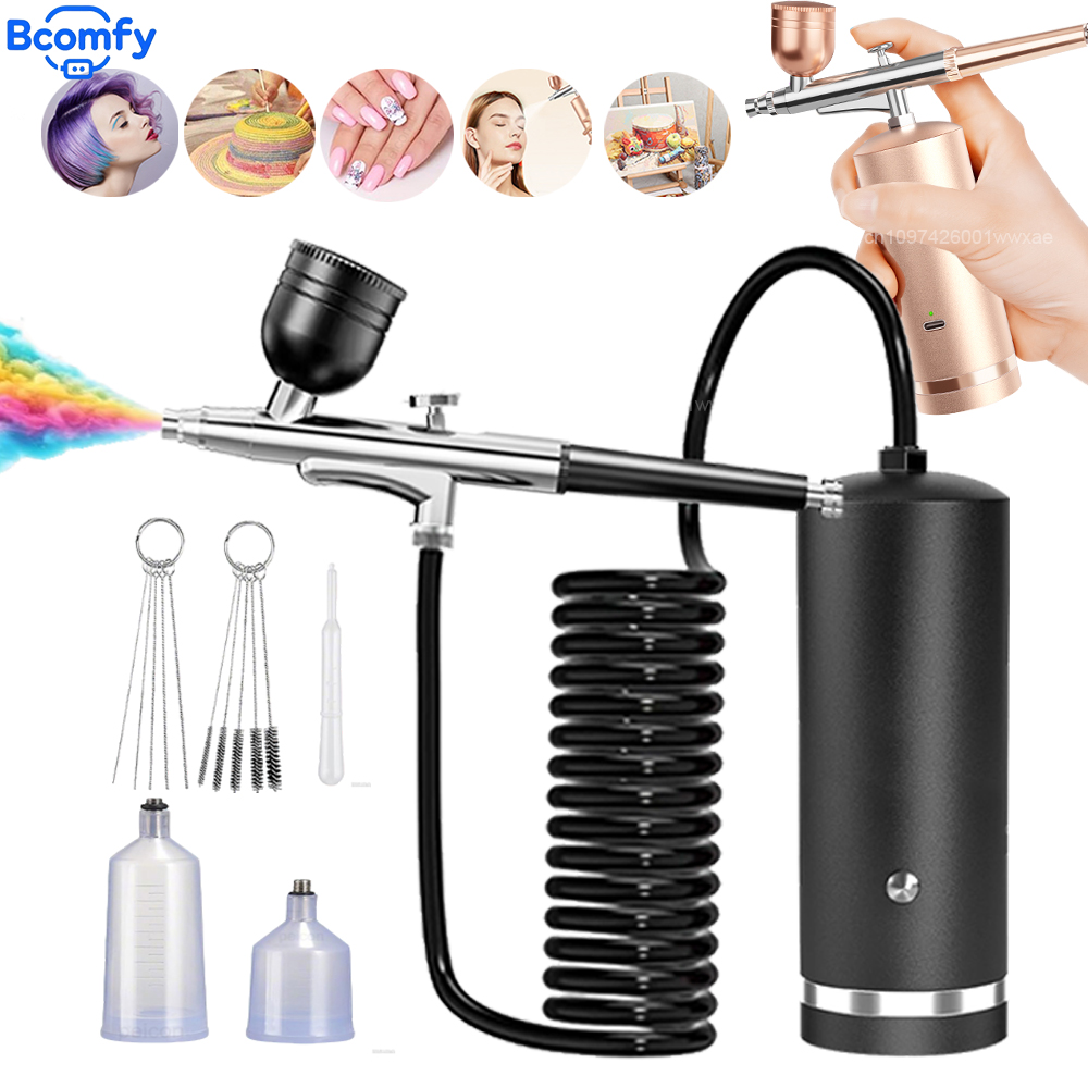 Kompresörlü Airbrush Şarj Edil - Nail Fan Brush incelemesi ve fiyatı
