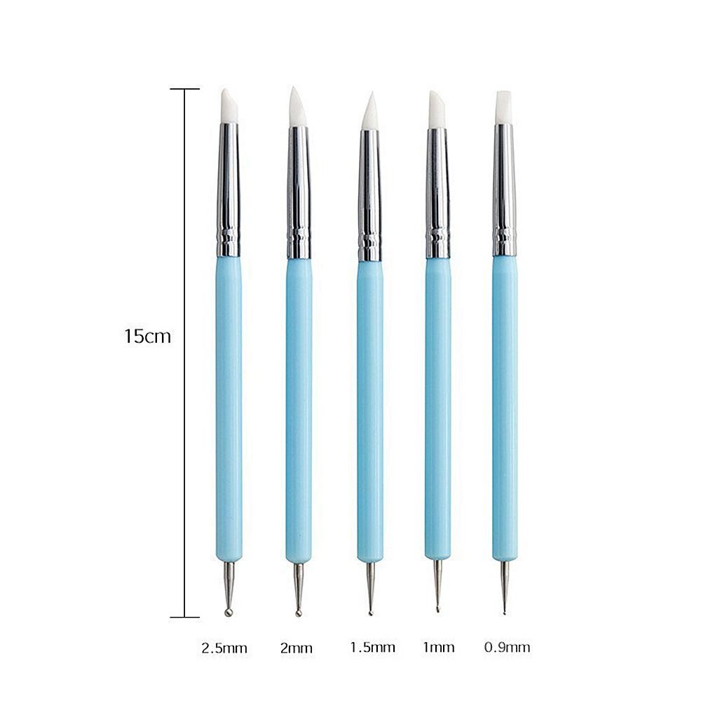5/10 adet silikon kil şekillen - Nail Fan Brush incelemesi ve fiyatı