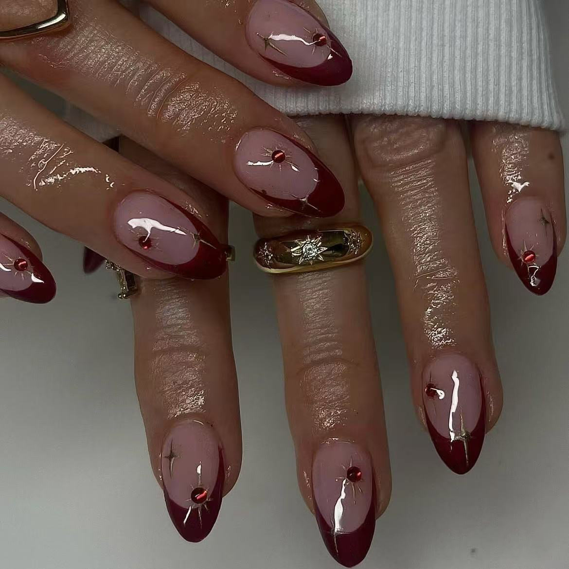 24 Adet Kısa Badem Şeklinde Ta - Nail Art Full Design incelemesi ve fiyatı