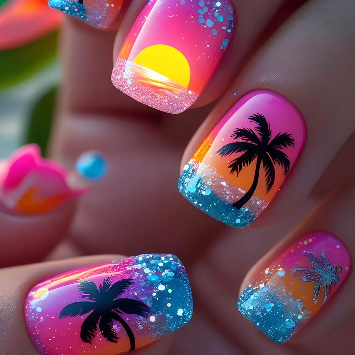 24 adet/set Kısa Orta Uzun Sah - Nail Art Yellow incelemesi ve fiyatı