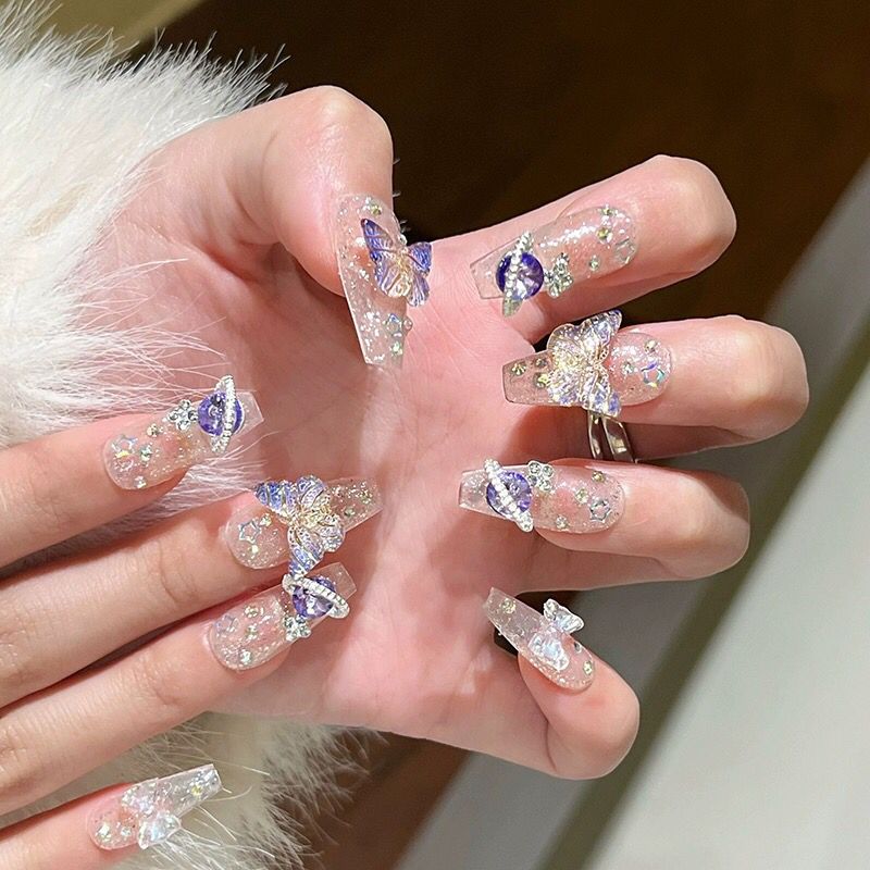 10 adet el yapımı tırnaklar üz - Nail Art Full Design incelemesi ve fiyatı