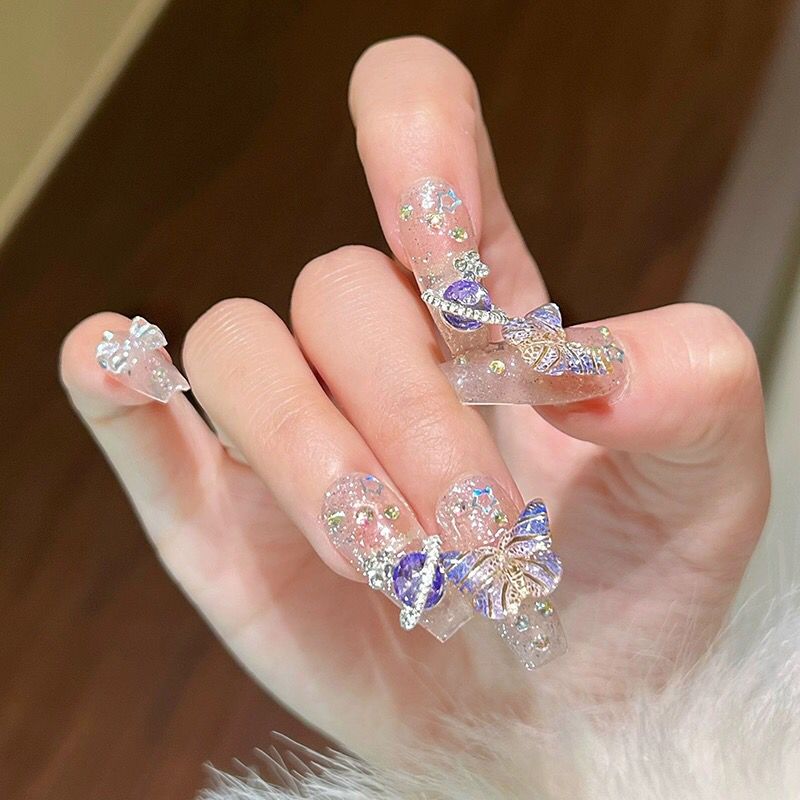 10 adet el yapımı tırnaklar üz - Nail Art Full Design incelemesi ve fiyatı