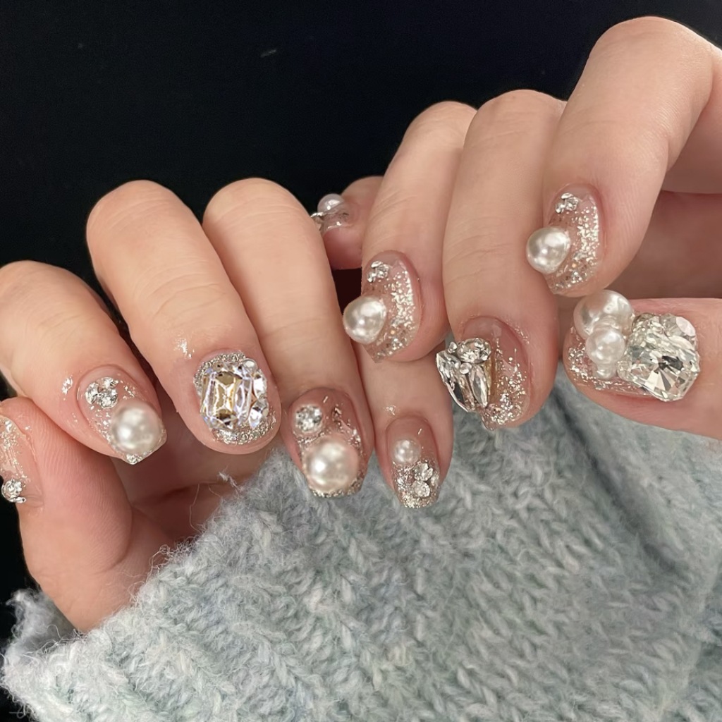 24 Adet Kedi Gözü Simli Tırnak - Nail Art Flower incelemesi ve fiyatı