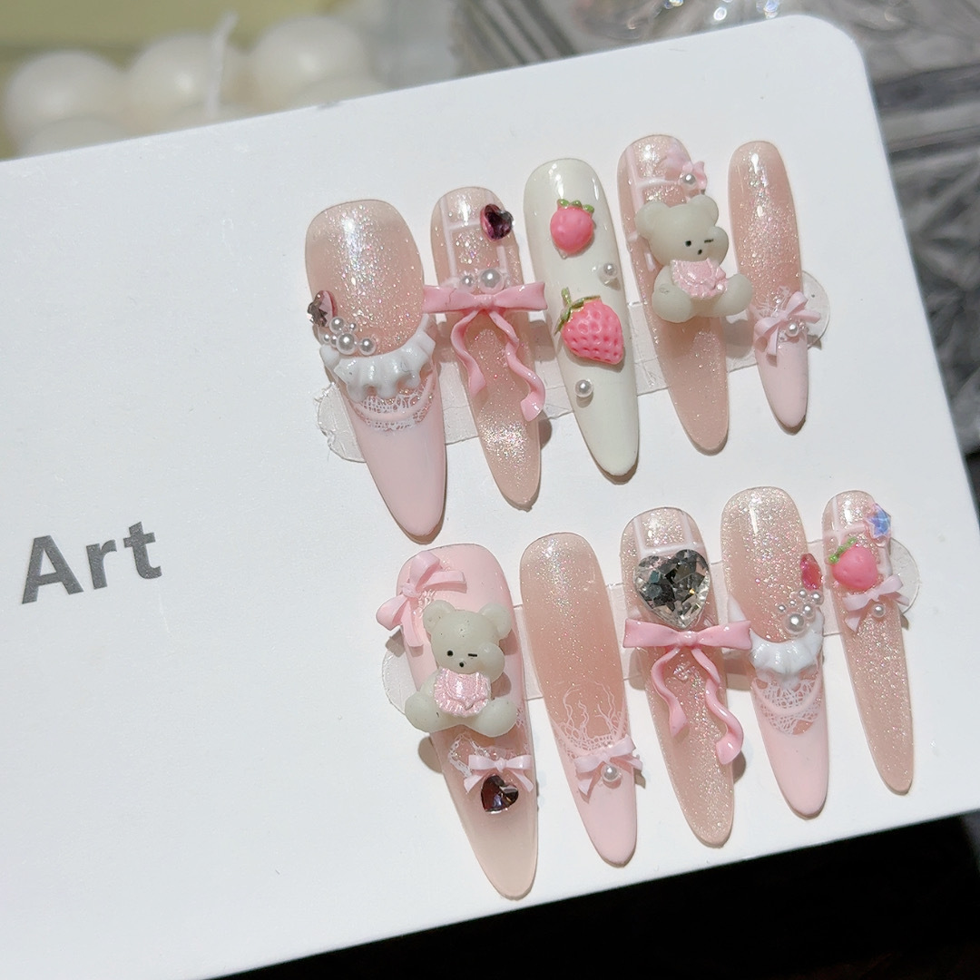 10 adet sevimli ayı tavşan tır - Nail Art Yellow incelemesi ve fiyatı