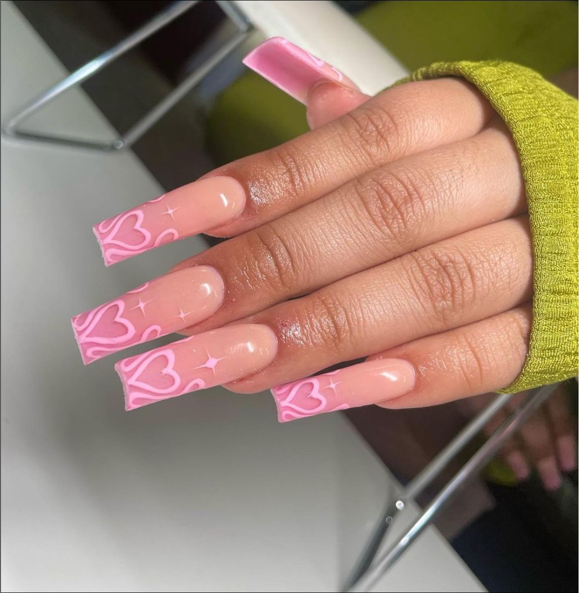 24 adet Uzun Kare Mor Yanlış Ç - Nail Art Flower incelemesi ve fiyatı