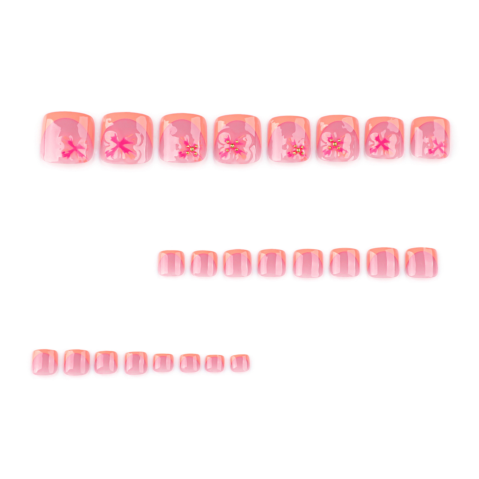 24 adet Büyüleyici Çiçek Desen - Nail Art Flower incelemesi ve fiyatı