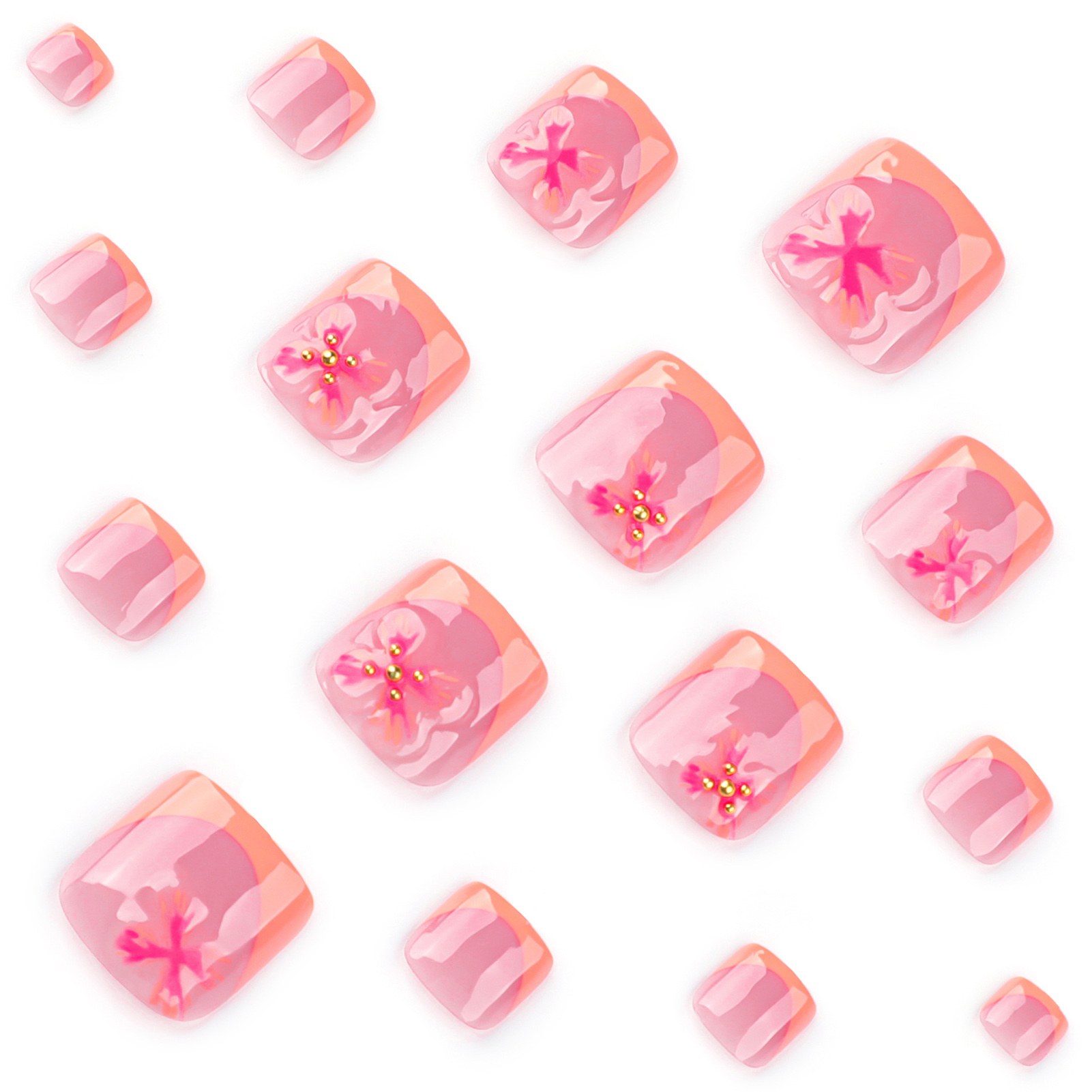 24 adet Büyüleyici Çiçek Desen - Nail Art Flower incelemesi ve fiyatı