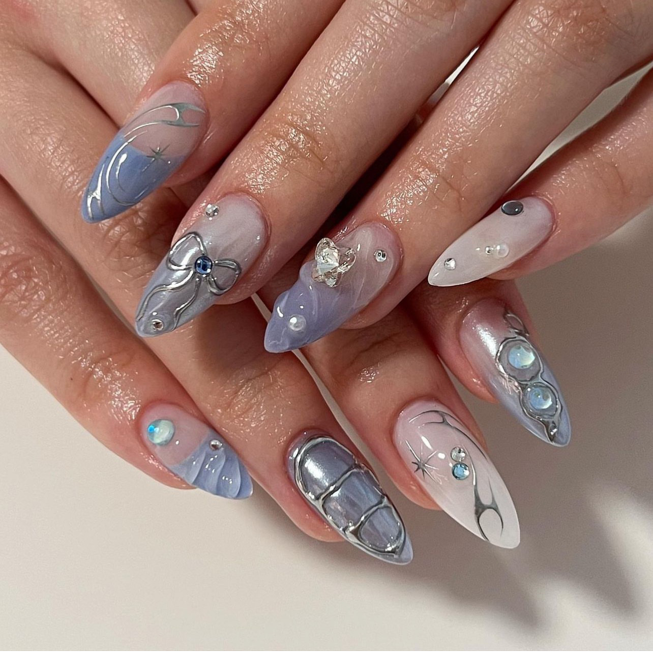 24 Adet Orta Boy Badem Şeklind - Nail Art Full Design incelemesi ve fiyatı