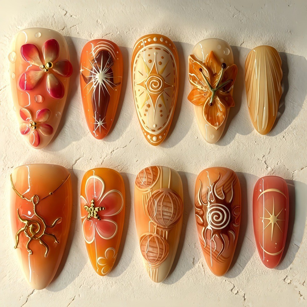 24 Adet Yaldızlı Çizgili Takma - Nail Art Full Design incelemesi ve fiyatı