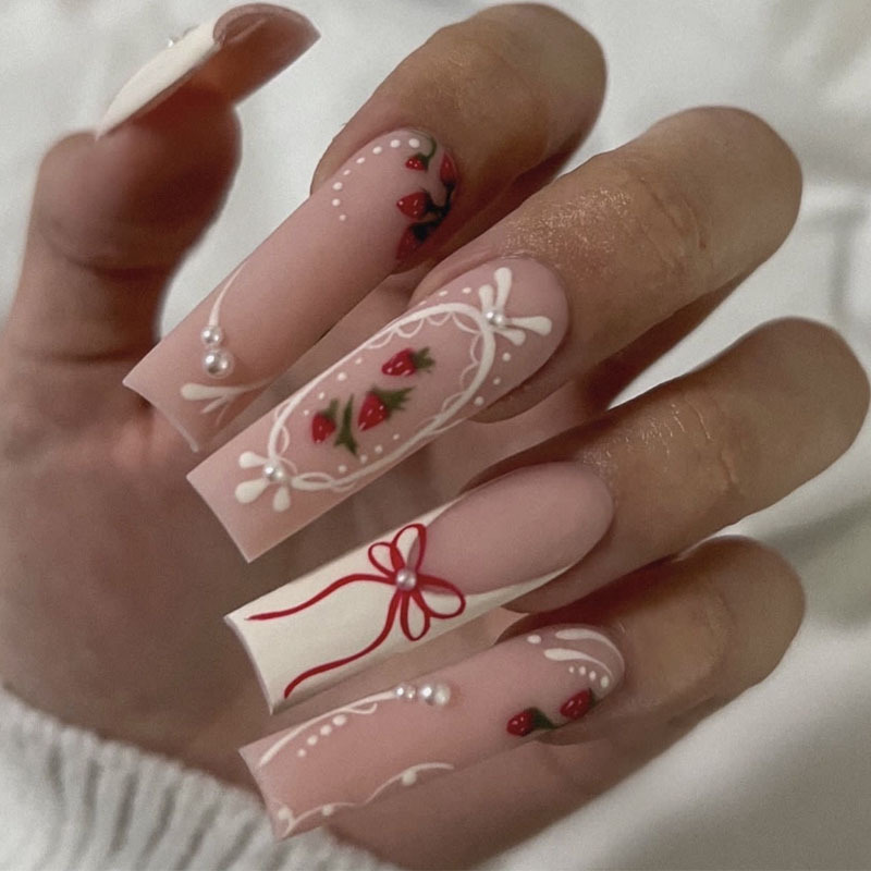 24 Adet Çiçek Desenli Takma Tı - Nail Art Flower incelemesi ve fiyatı