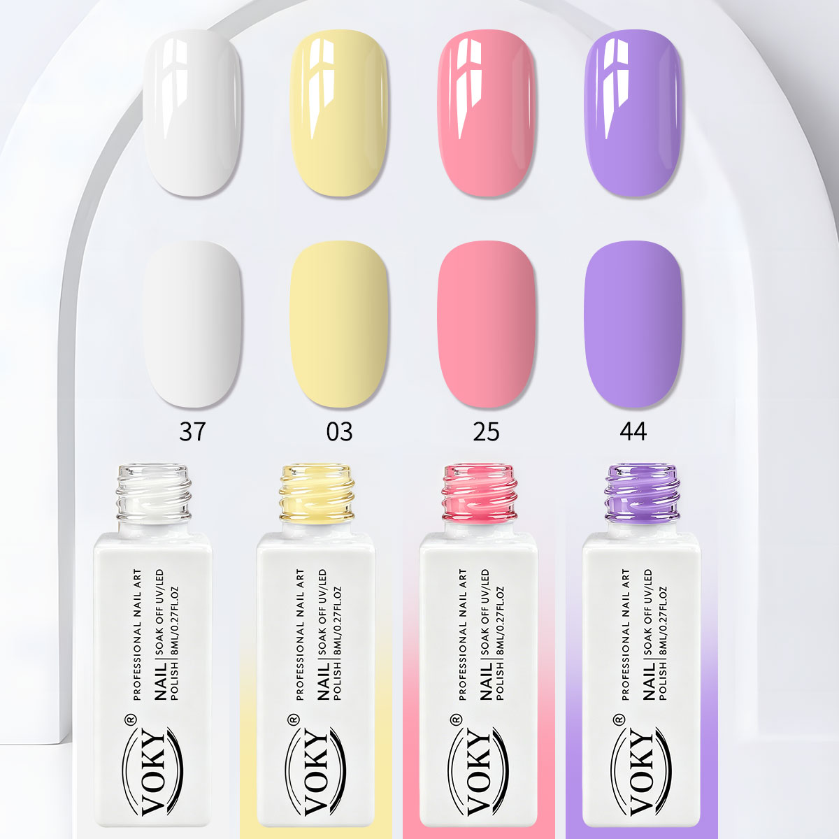 VOKY 4 parçalı makaron şık düz - Nail Art Yellow incelemesi ve fiyatı