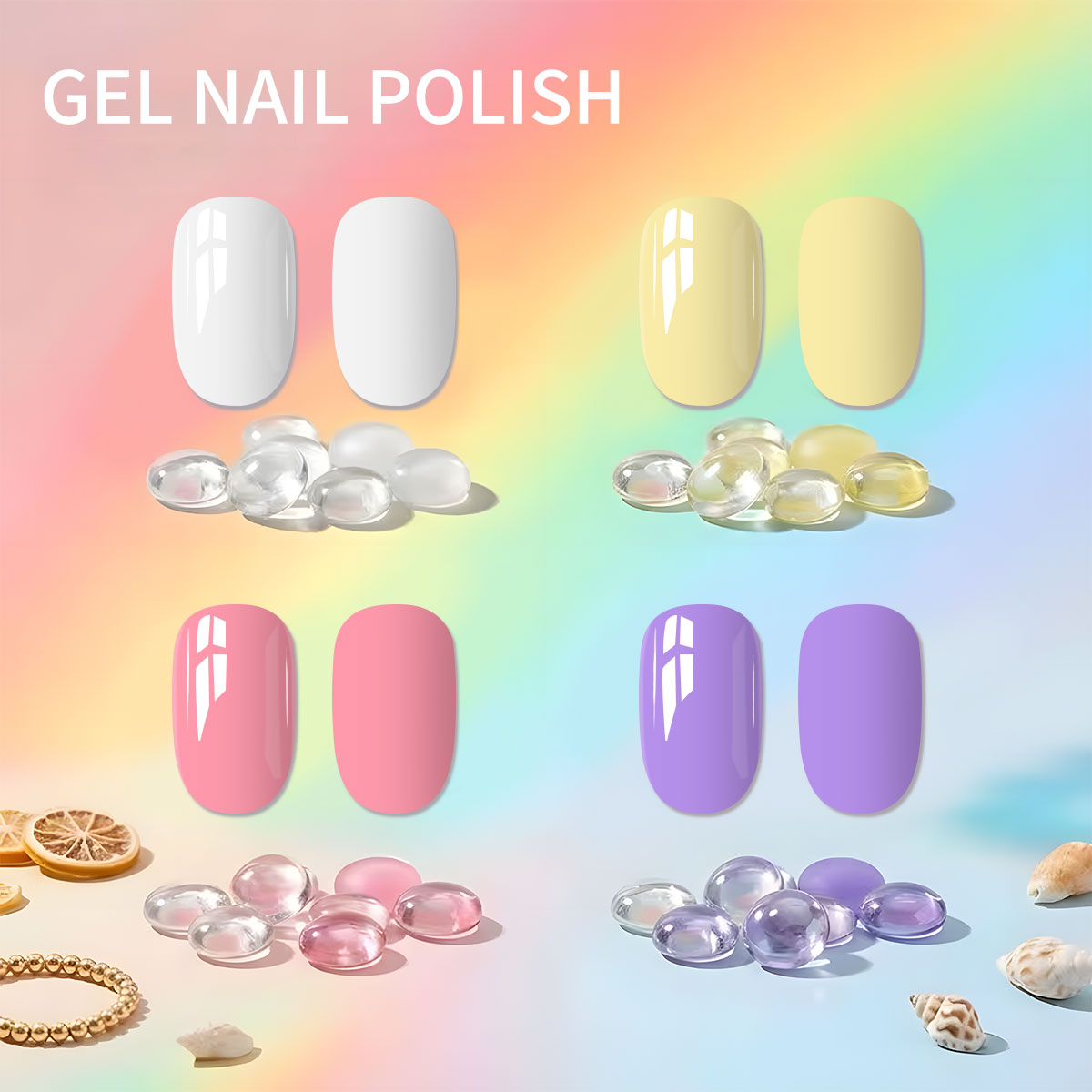 VOKY 4 parçalı makaron şık düz - Nail Art Yellow incelemesi ve fiyatı